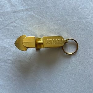 Nelk Boys Bottle Opener Full Send Gold Beverage Keychain